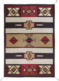 Dreamcatcher Collection - Red Lake| Handwoven wool rug with a Southwestern print