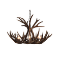 8 Light Medium Mule Deer Antler Chandelier