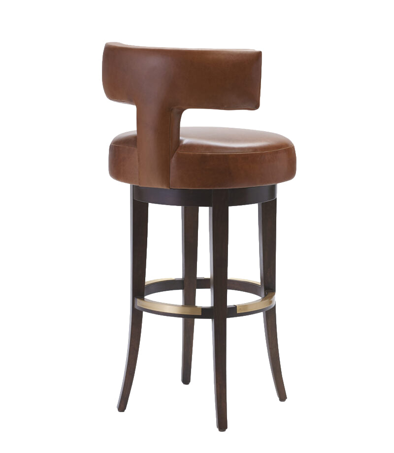 Axle Swivel Bar Stool
