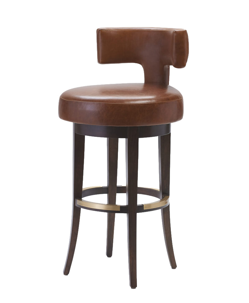 Axle Swivel Bar Stool
