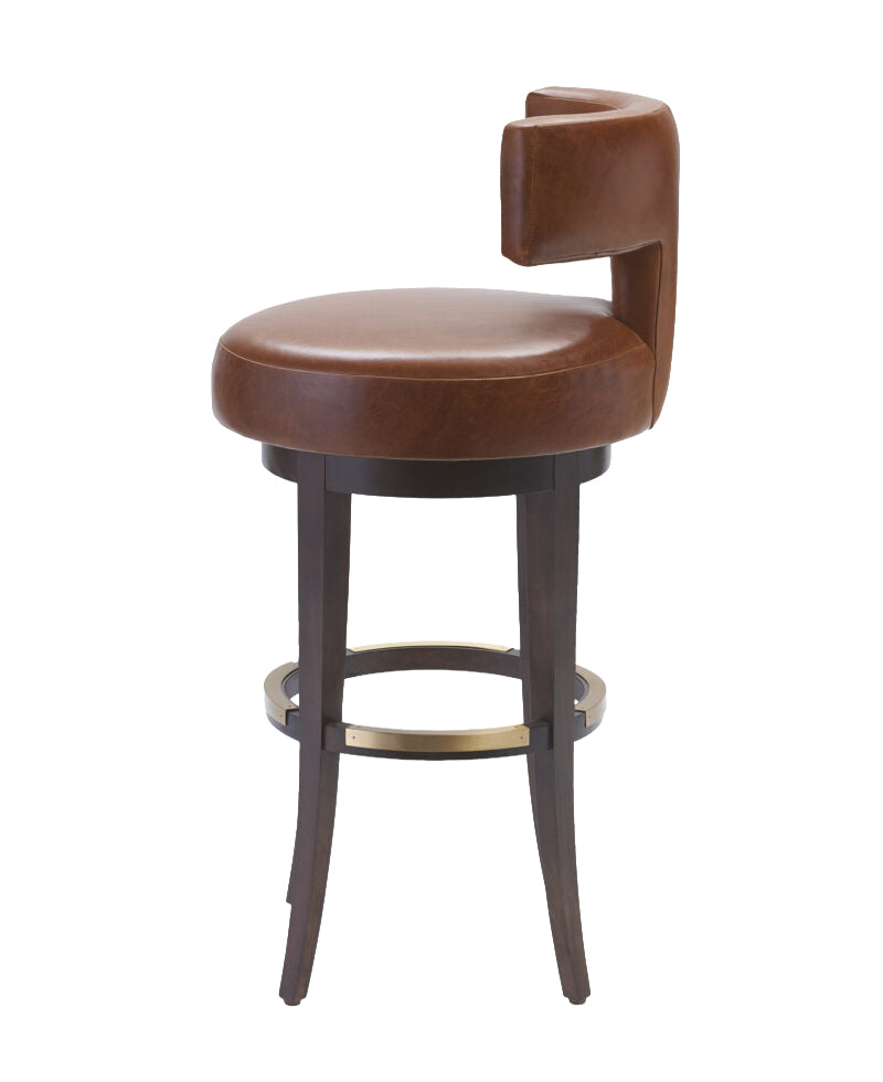 Axle Swivel Bar Stool