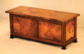 Country Foot-Of-Bed Or Entryway Bench w/ Copper Lift-Top