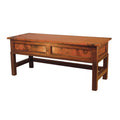 Country Foot-Of-Bed Or Entryway Bench w/ Copper Lift-Top
