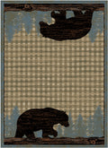 American Destination Ashland Blue Area Rug