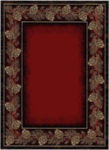 American Destination Danbury Red Area Rug
