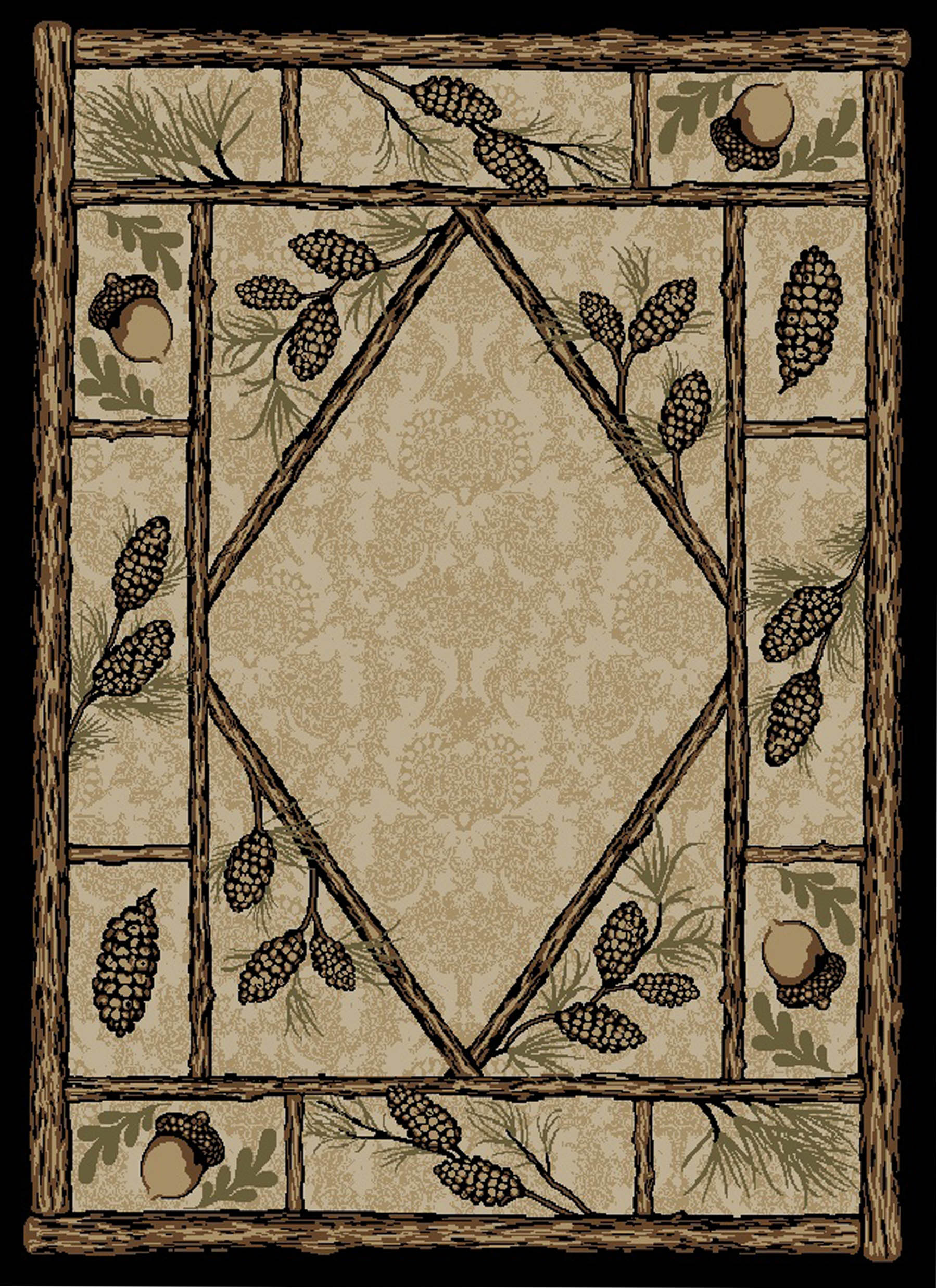American Destination Brasstown Bald Multi Area Rug