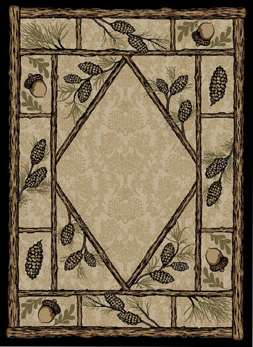 American Destination Brasstown Bald Multi Area Rug