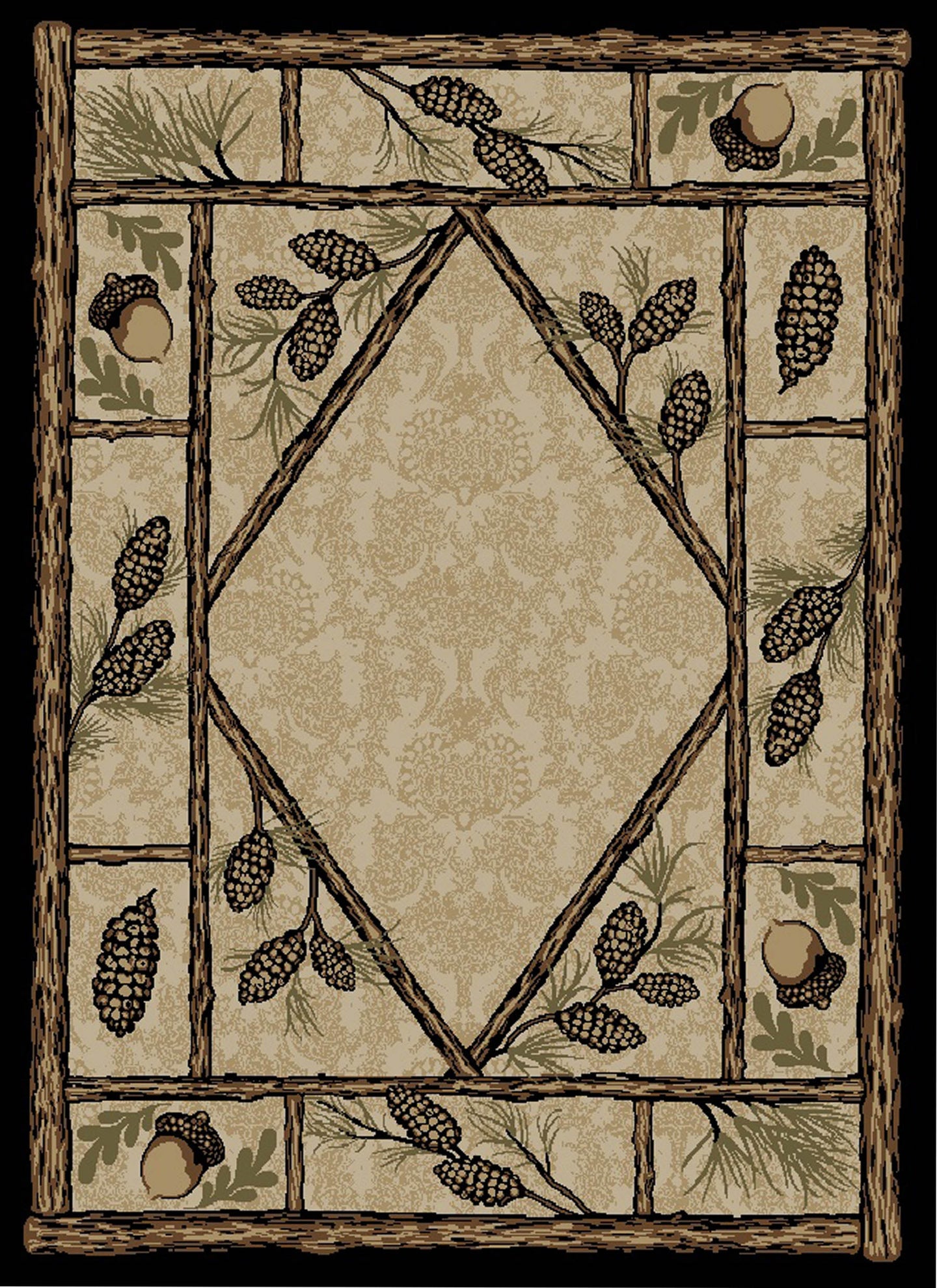 American Destination Brasstown Bald Multi Area Rug