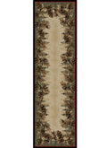 American Destination Mount Le Conte Pine Cone Runner