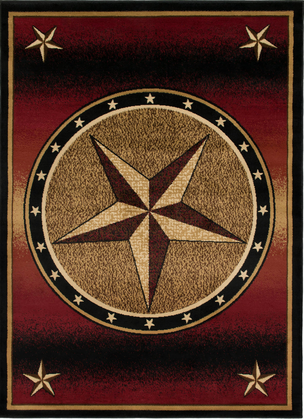 American Destinations Amarillo Rust Area Rug