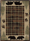 American Destination Big Timber Brown Area Rug
