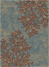 Load image into Gallery viewer, American Destination Coral Springs Blue Area Rug