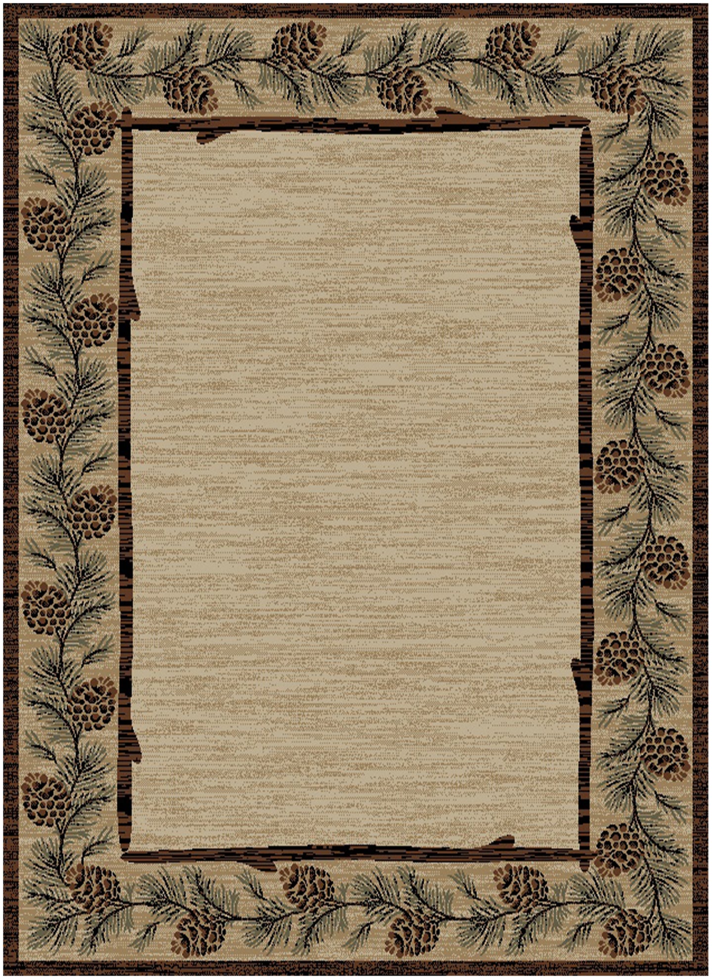 American Destination Clearmont Brown Area Rug