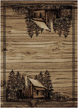 Load image into Gallery viewer, American Destination Rocky Bottom Brown Area Rug