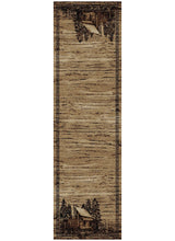 Load image into Gallery viewer, American Destination Rocky Bottom Brown Area Rug