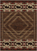 American Destination Hartland Brown Area Rug