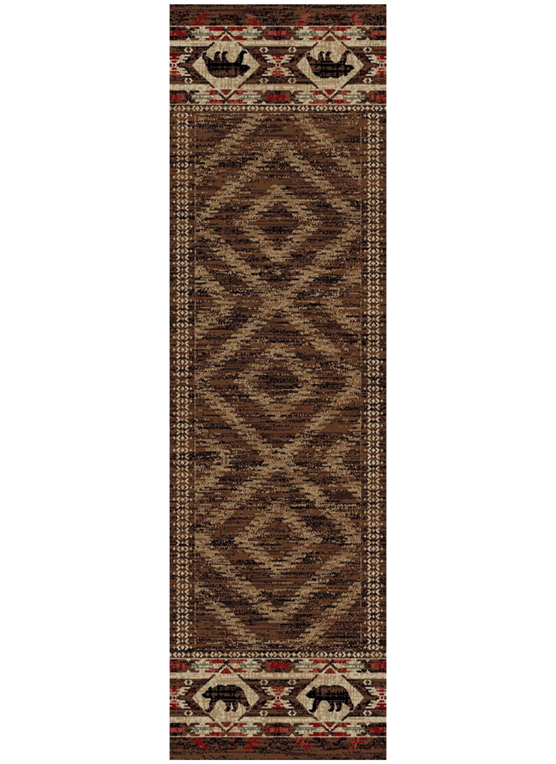 American Destination Hartland Brown Area Rug