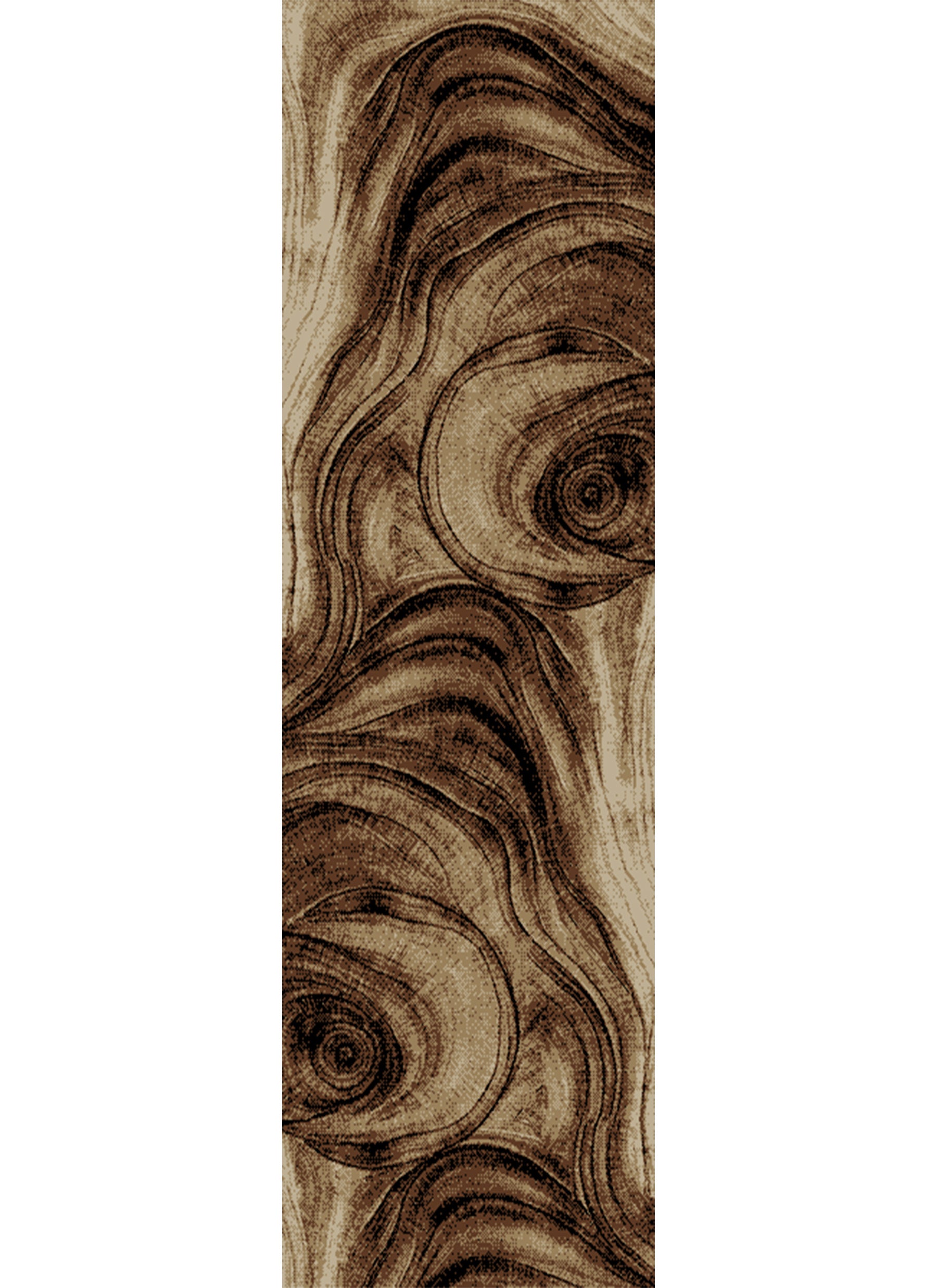 American Destination Flat Top Brown Area Rug