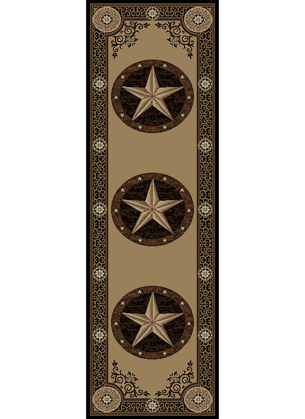 American Destinations Arlington Black Area Rug
