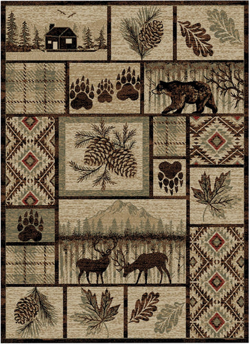 American Destination Keystone Multi Area Rug