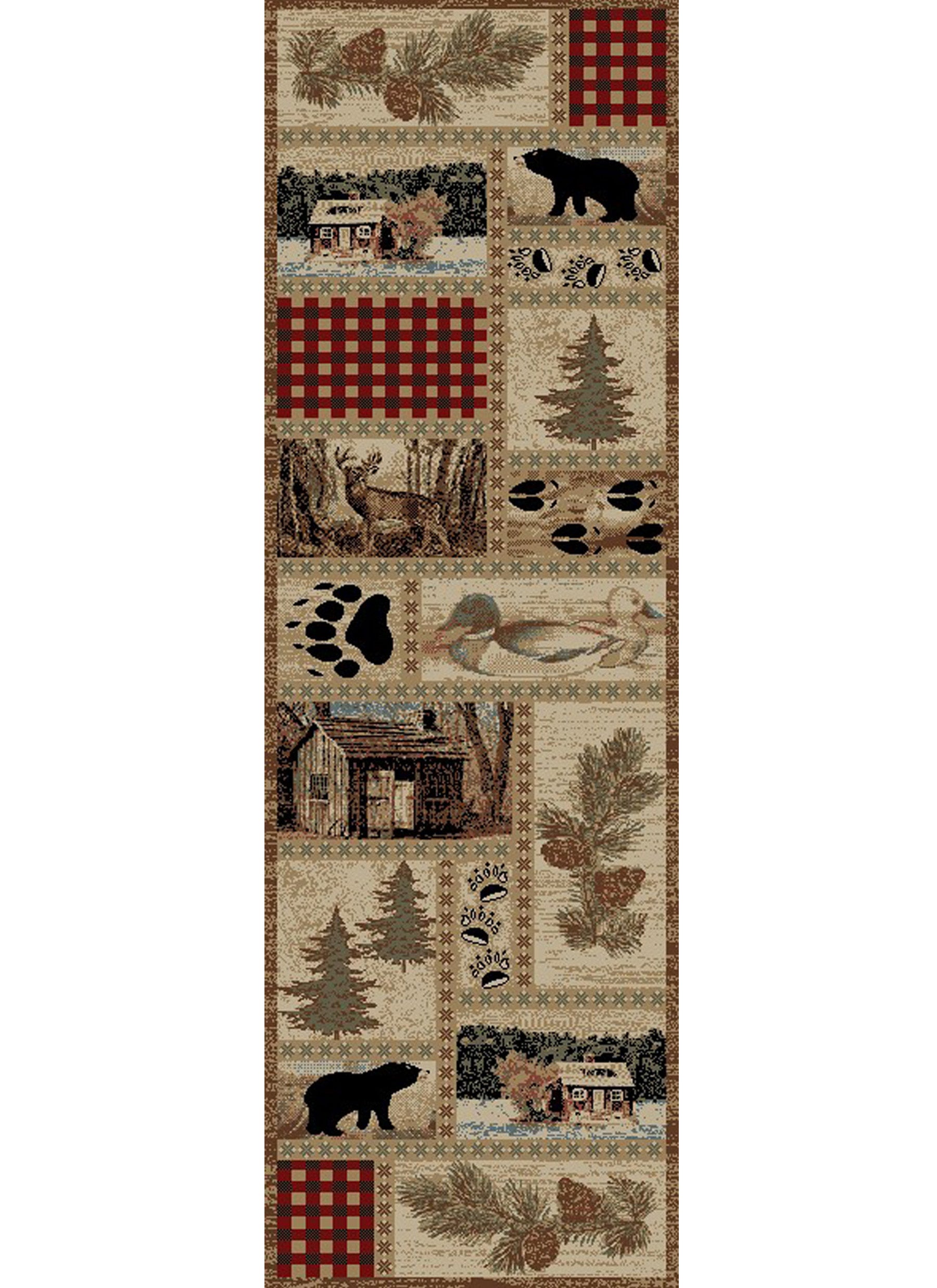 American Destination Getaway Trail Multi Area Rug