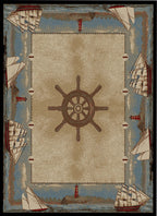 American Destination Key West Multi Area Rug