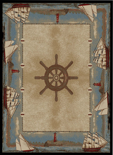 American Destination Key West Multi Area Rug