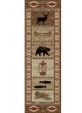 American Destinations River Camp Multi Area Rug