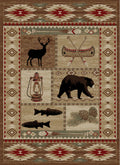 American Destinations River Camp Multi Area Rug