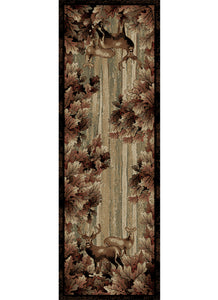 American Destination Whitetail Woods Multi Area Rug