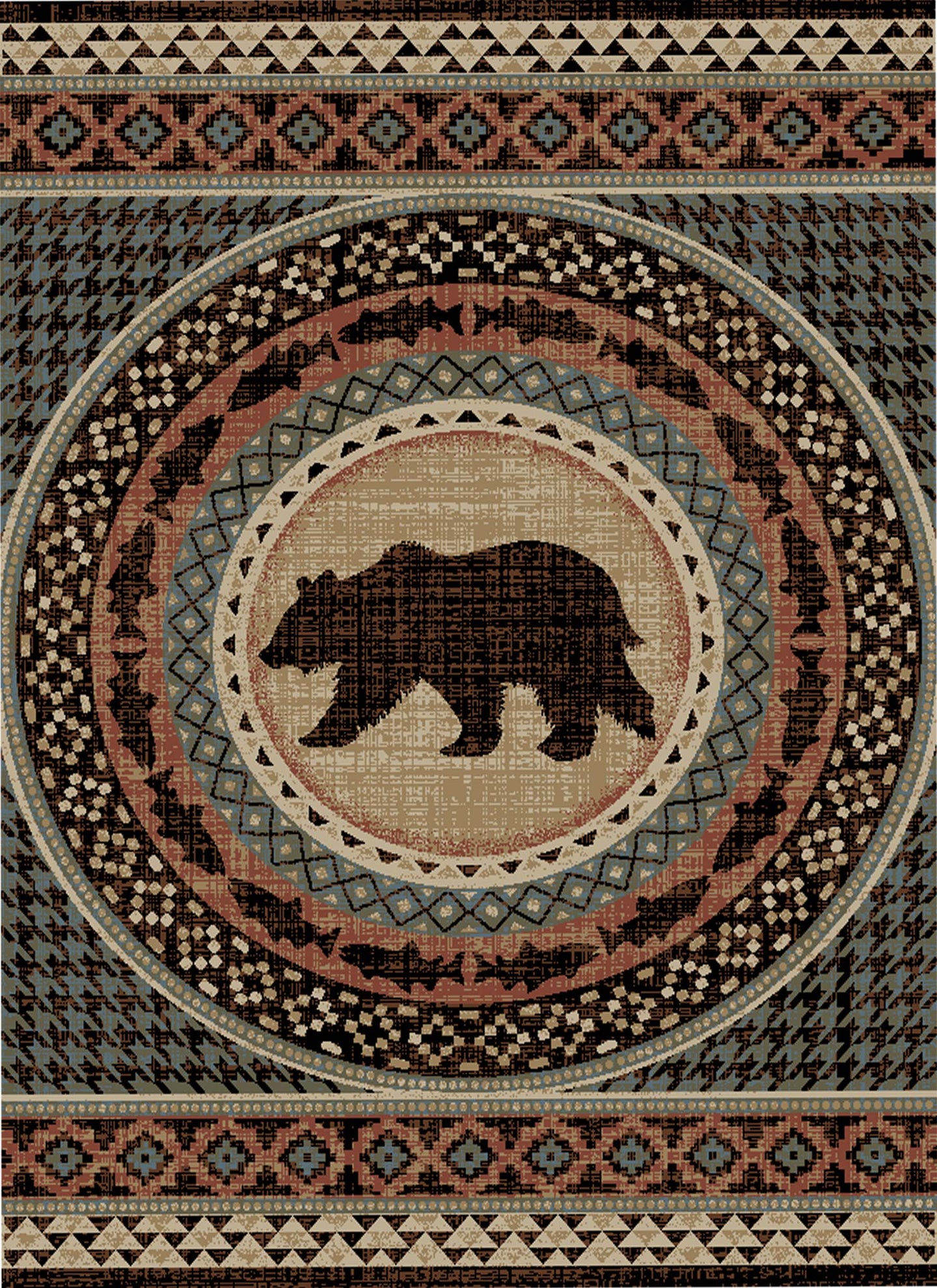 American Destination Asheville Multi Area Rug
