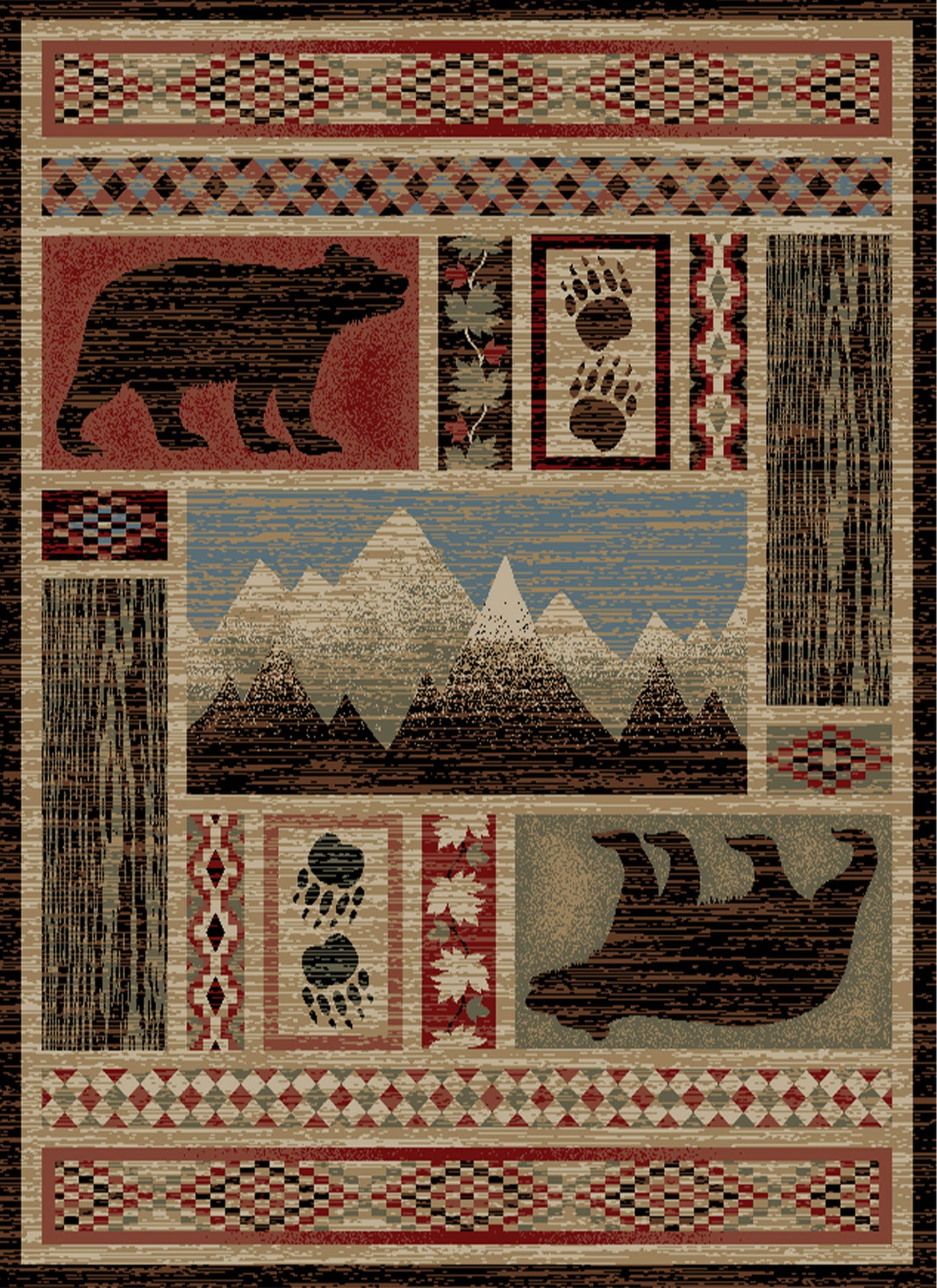 American Destination Aspen Multi Area Rug