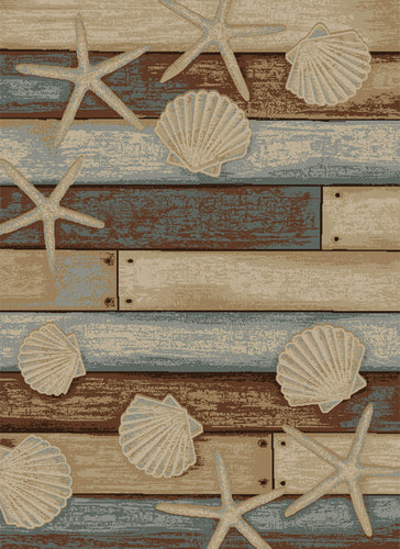American Destination Sea Life Multi Area Rug