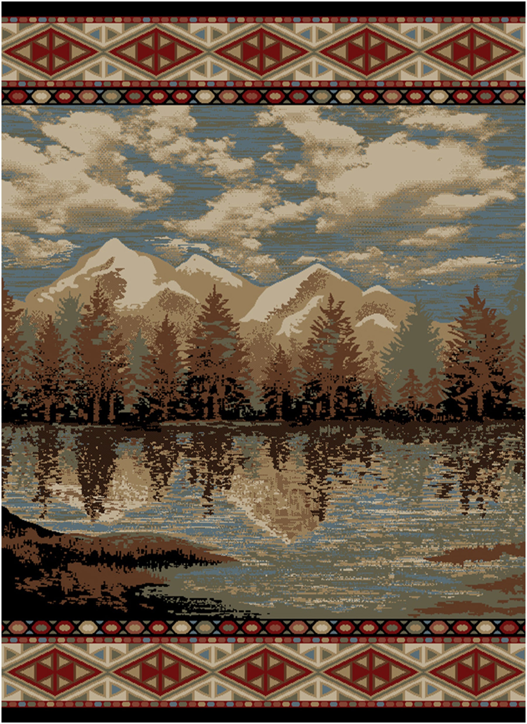 American Destinations Sugar Mountain Multi Area Rug
