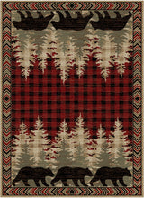 Load image into Gallery viewer, American Destination Blowing Rock Red Area Rug