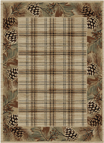 American Destination Pembroke Plaid Multi Area Rug