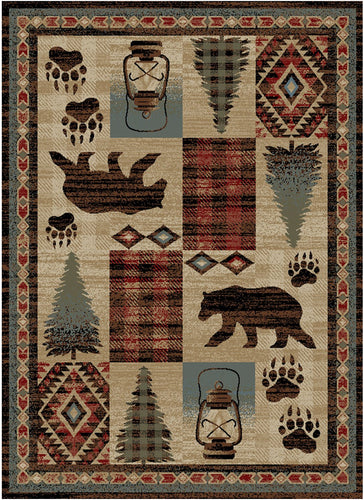 American Destination Cypress Creek Multi Area Rug