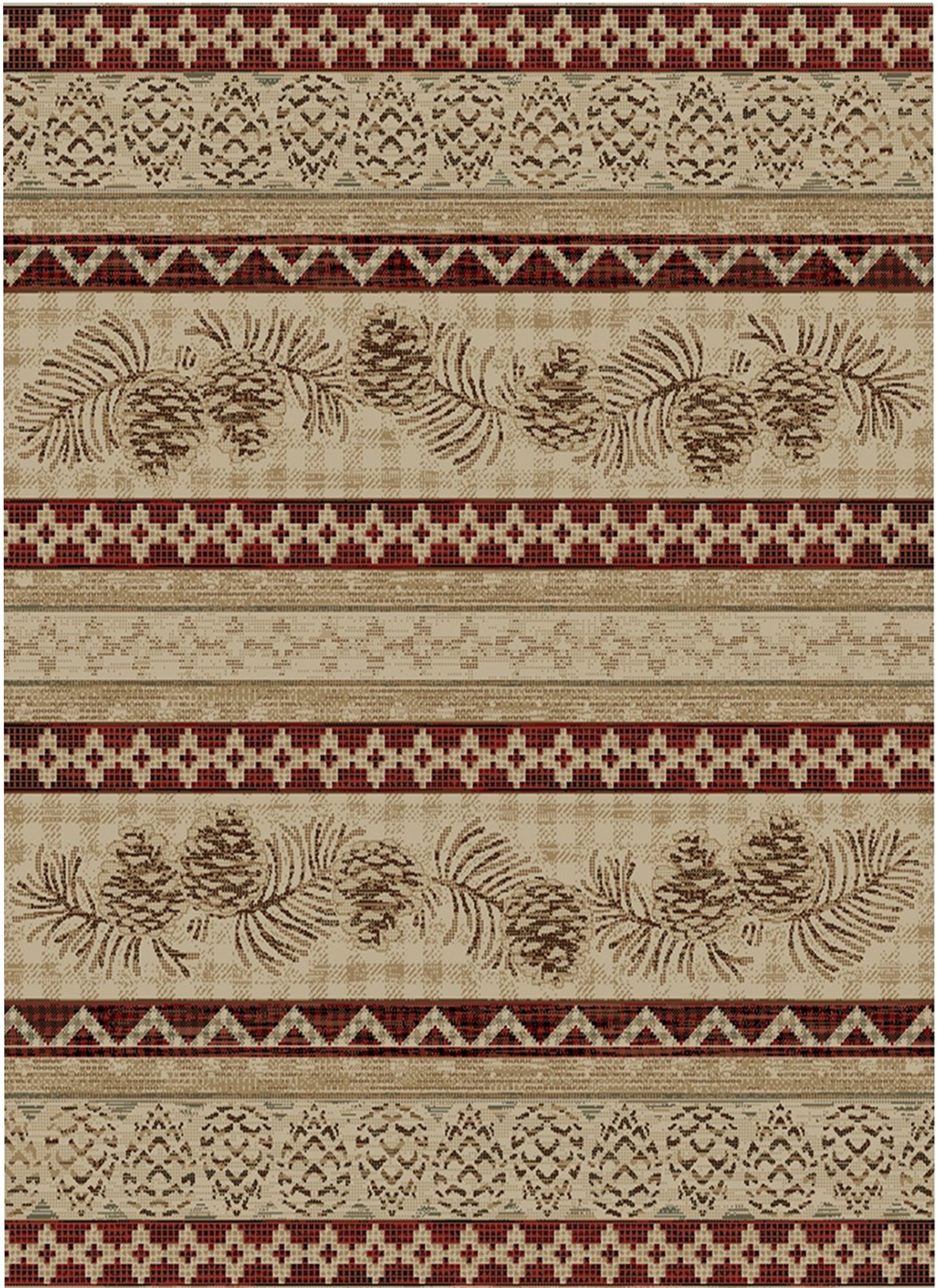 American Destination Pineview Antique Area Rug