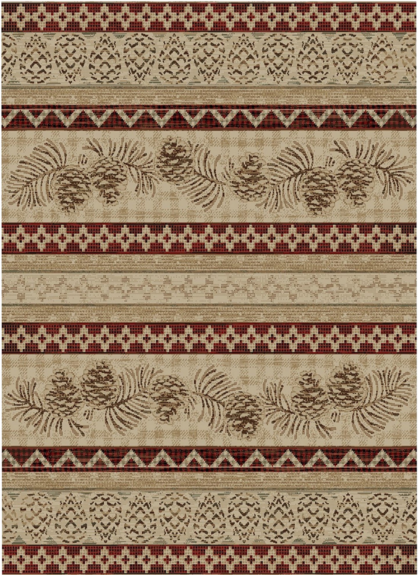 American Destination Pineview Antique Area Rug