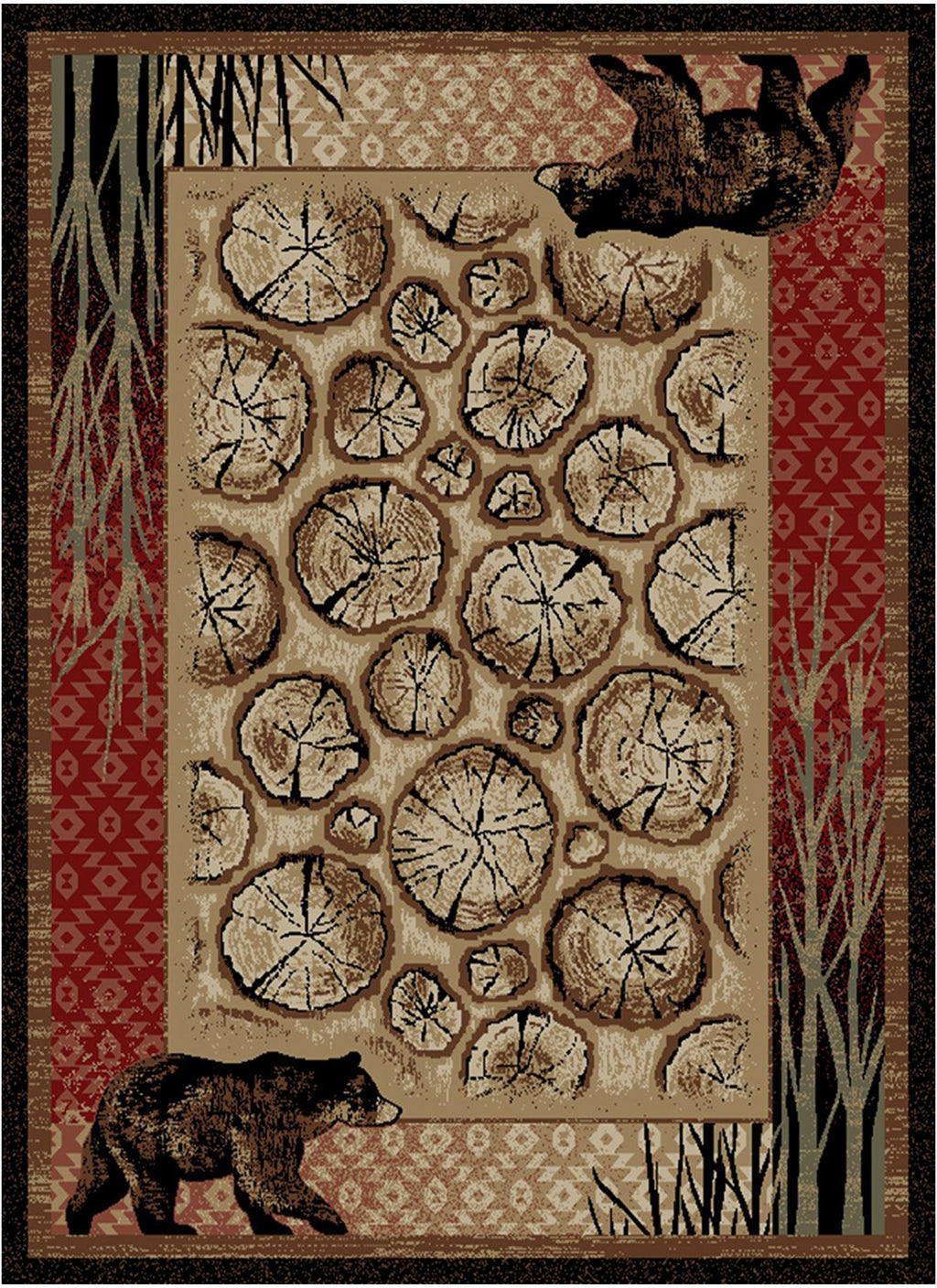 American Destinations Red Creek Multi Area Rug
