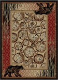 American Destinations Red Creek Multi Area Rug