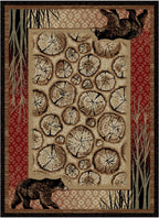 American Destinations Red Creek Multi Area Rug