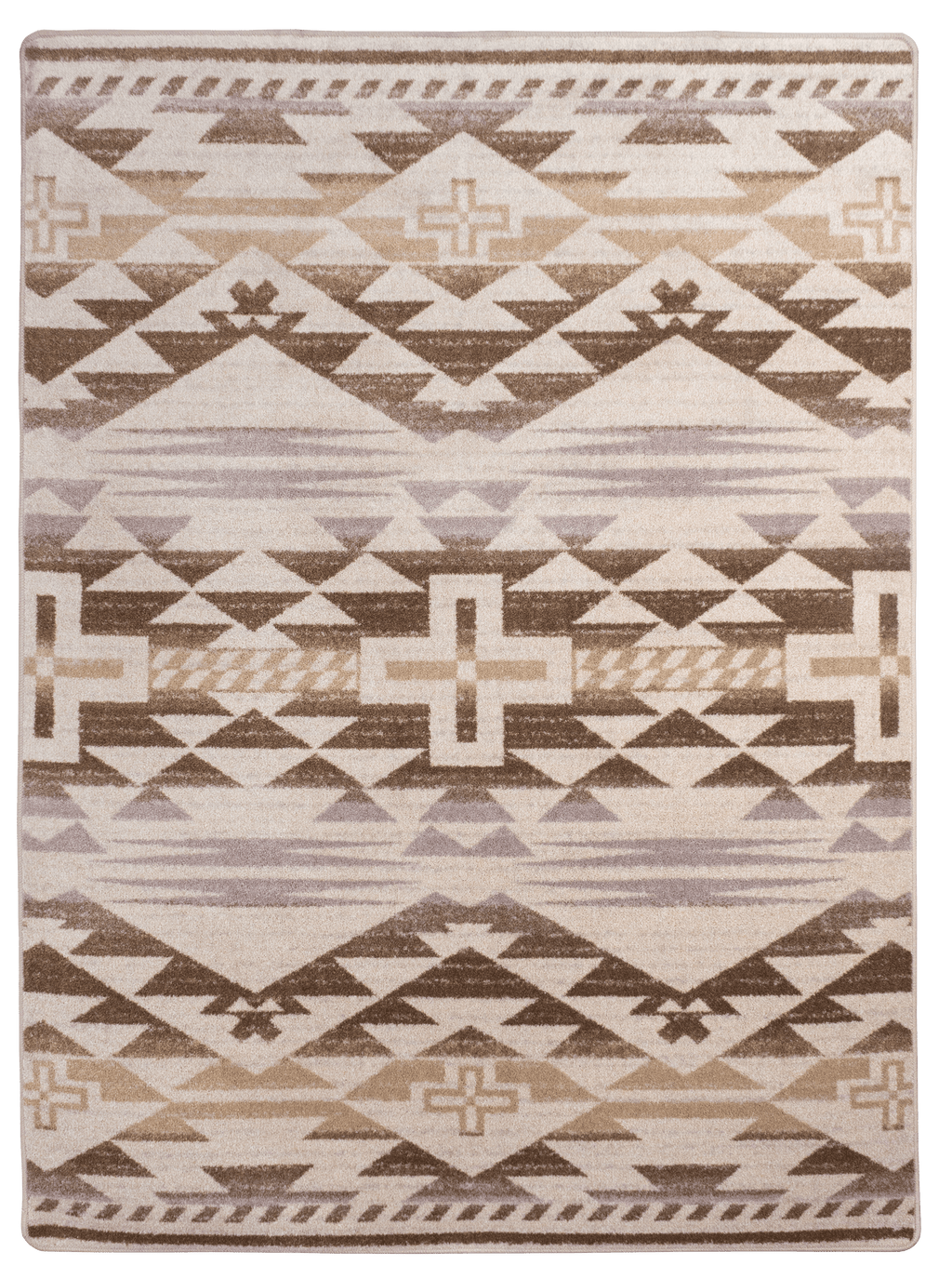 Image of an area rug, Rustic Cross - Chablis