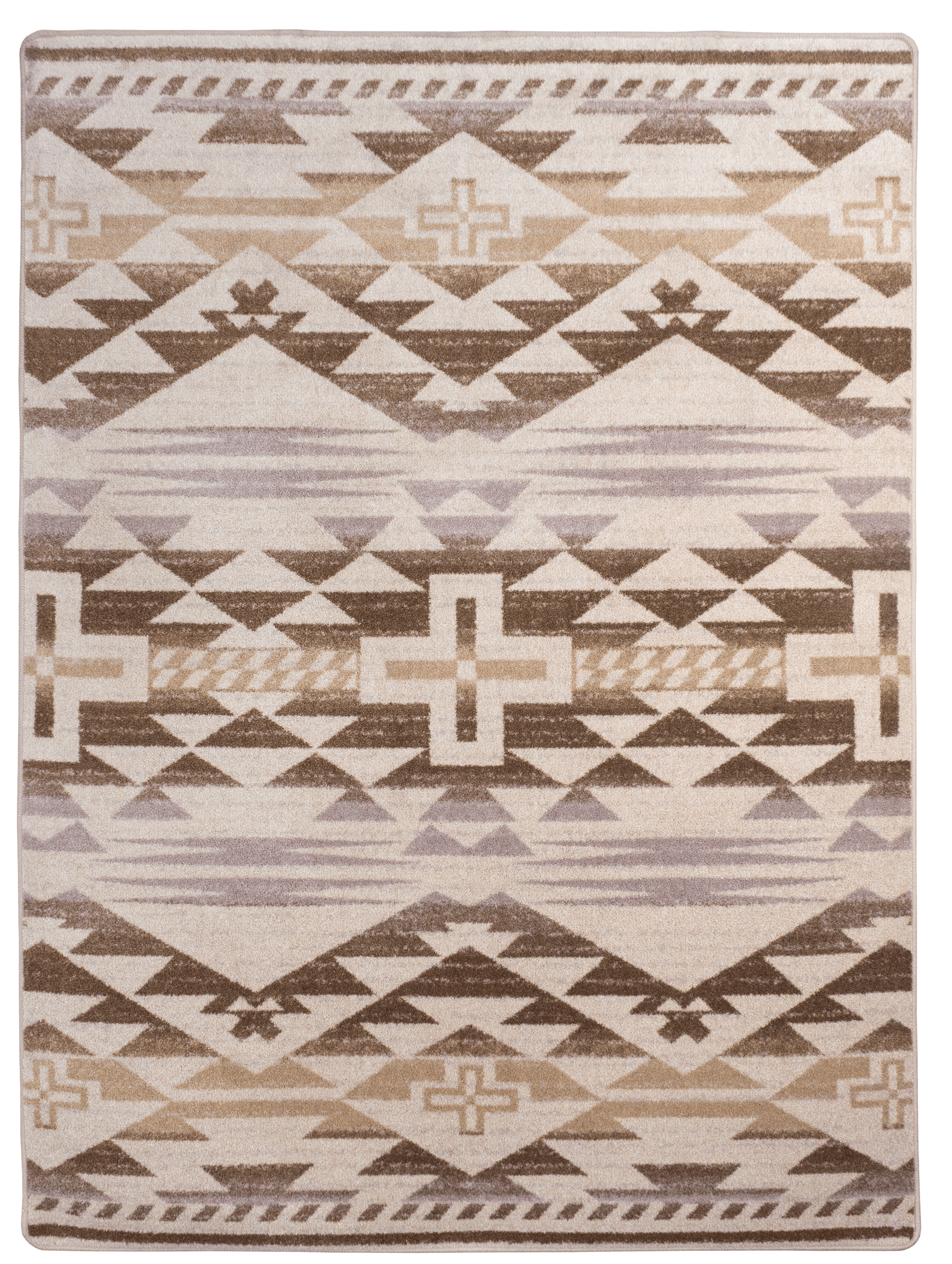 Image of an area rug, Rustic Cross - Chablis