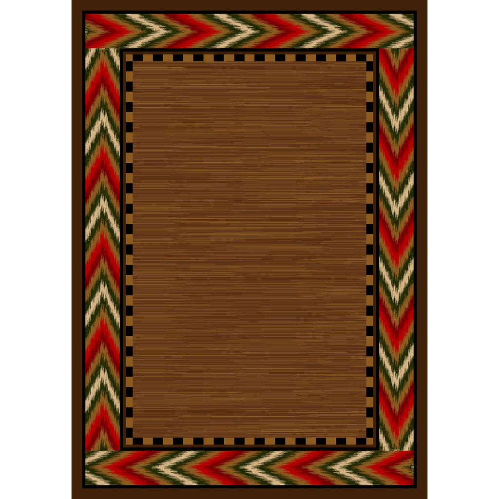 Image of an area rug, Flame - Red