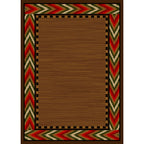 Image of an area rug, Flame - Red