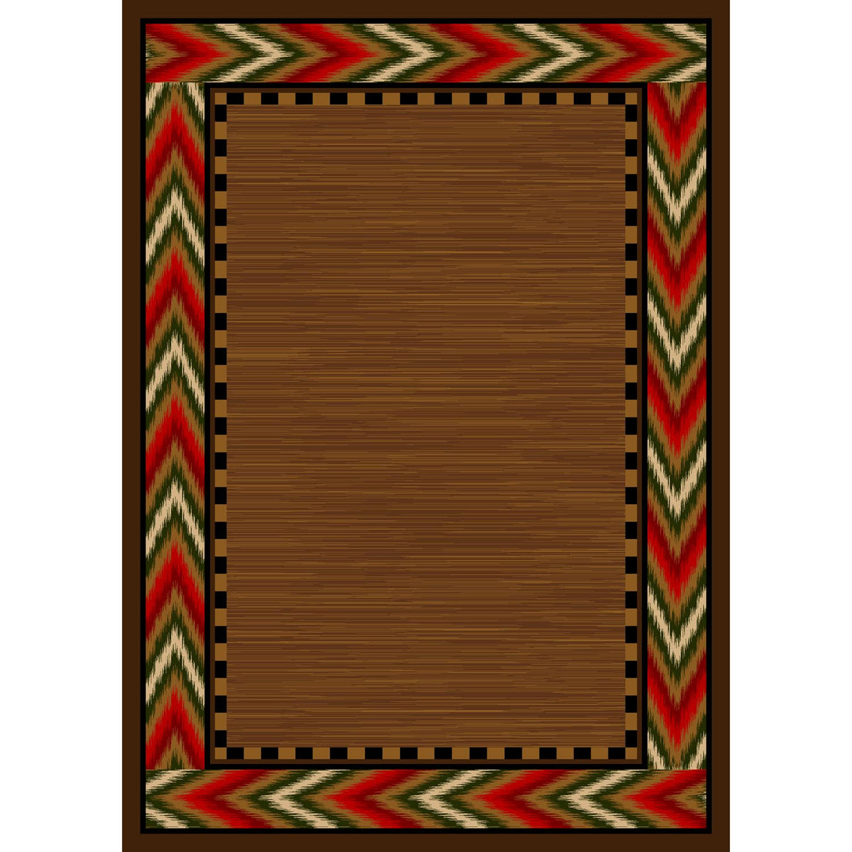 Image of an area rug, Flame - Red