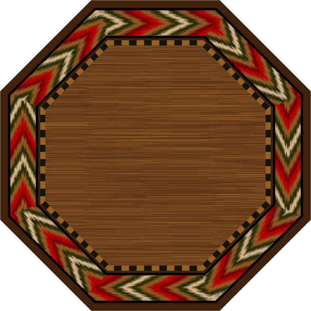 Image of an area rug, Flame - Red