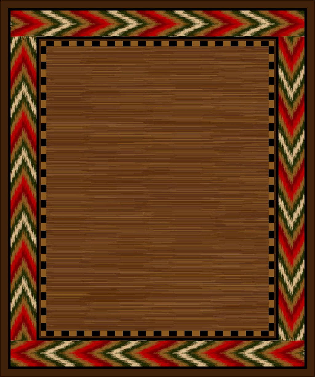 Image of an area rug, Flame - Red