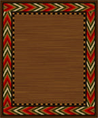 Image of an area rug, Flame - Red